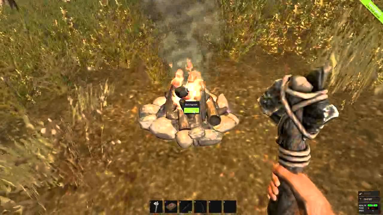 RUST ! [DICAS PARA INICIANTES] Como Fazer Camp Fire , Fornalha ...