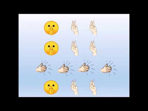 Body percussion entrainment. The Addams family song