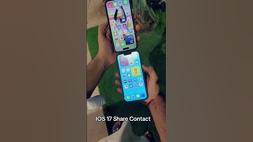 IOS 17 Share Contact #shortsviral #ytshort #trending #ios17