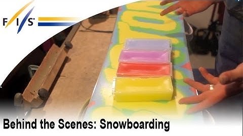 FIS Snowboarding waxer gives professional waxing tips in this behind the scenes video