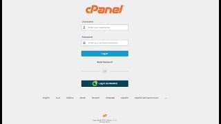 How To Login Into My Cpanel - Control Panel