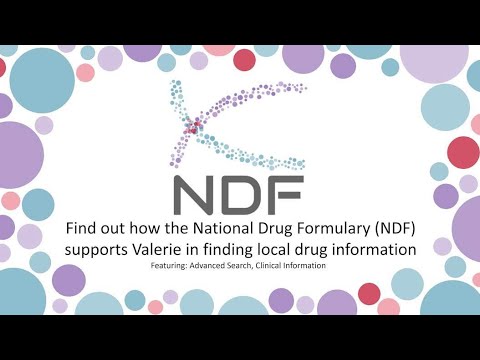 Find out how the National Drug Formulary support Valerie in finding the ...