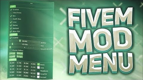 Fivem Mod Menu | Fivem Hack | Free Download | Undetected 2022