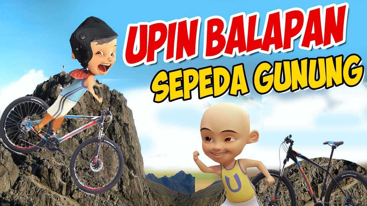Upin Ipin Balapan Sepeda Gunung