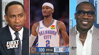 First Take Sga Solidifying His Mvp - Shannon On Shai Shines 30 Pts To Thunder Beat Knicks 111-100