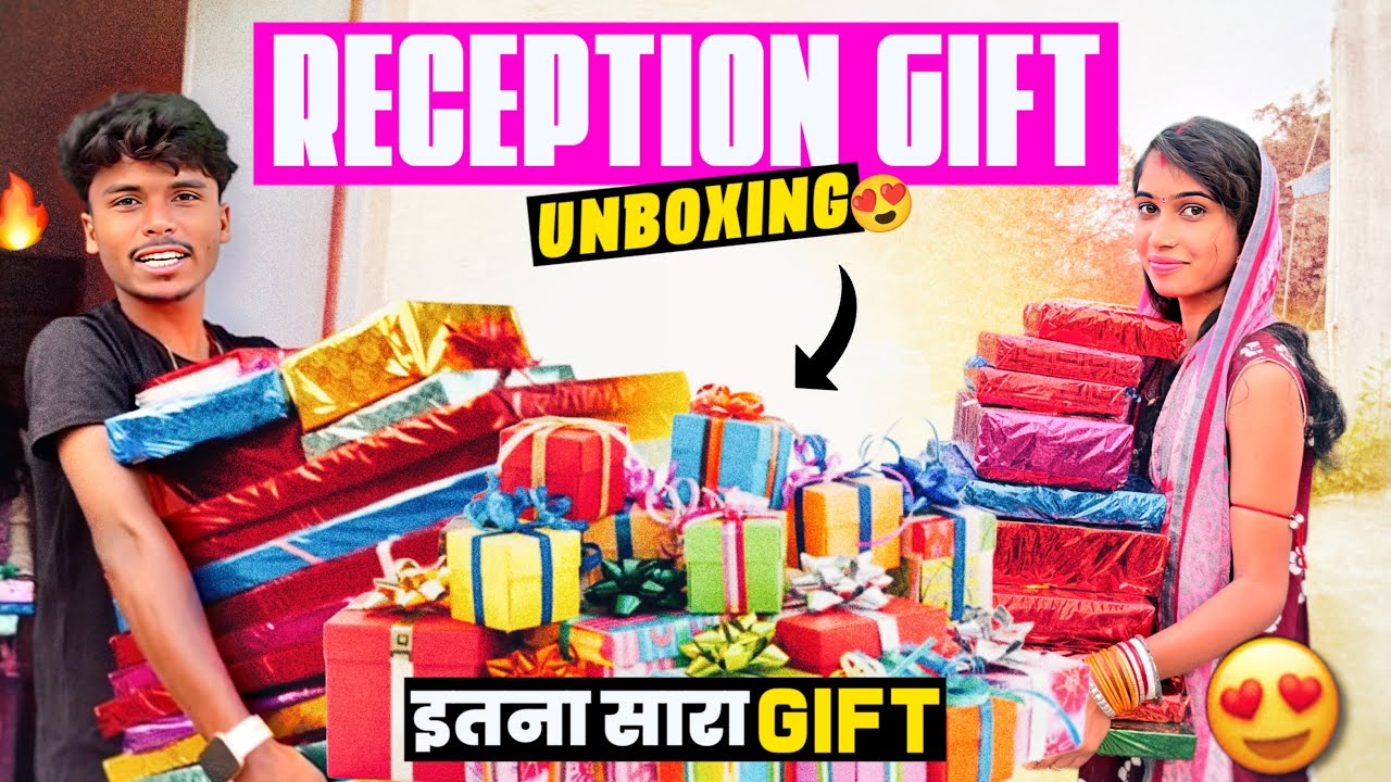 Dj Sumit Reception Party Gifts 🎁 Reception Gifts Unboxing Sumit Rani Vlogs 🔥 