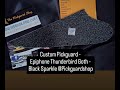 The Pickguard Shop - Custom Pickguard - Epiphone Thunderbird Goth - Black Sparkle 
