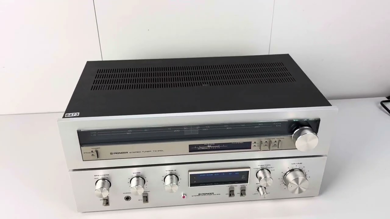Pack Pioneer SA-410 + TX-410L : Ampli Et Tuner Vintage En Bon état
