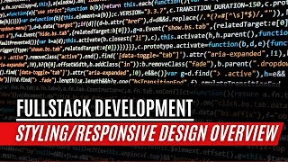 Fullstack Portfolio Project: Styling and Responsive Design Overview