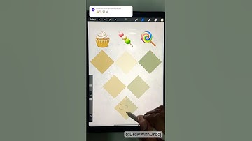 Digital Emoji Color Mixing on request 😍 #colourmixing #procreate #colormixingmagic #emojimix