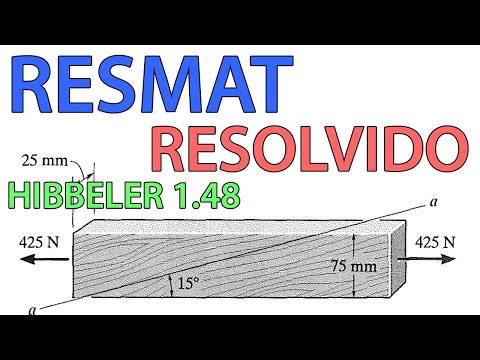 Mechanics of Materials - Solved Exercise 1.48 Hibbeler
