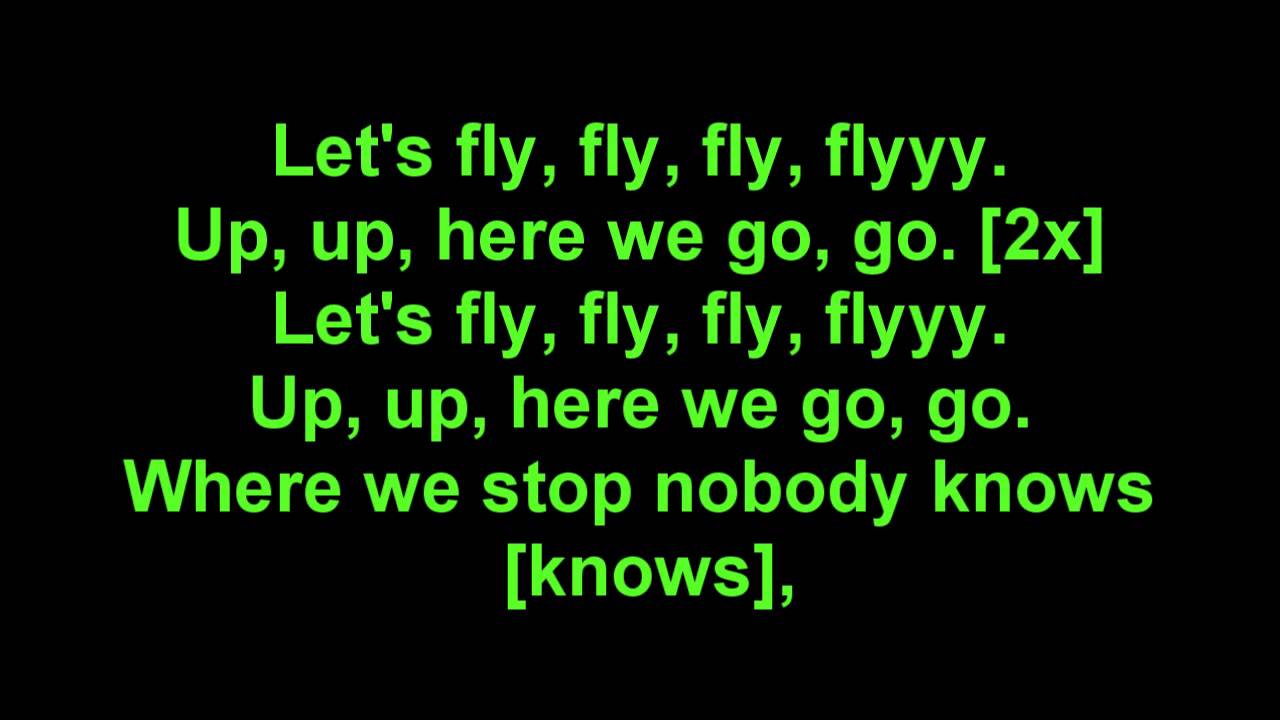 Far East Movement Rocketeer Lyrics on screen YouTube