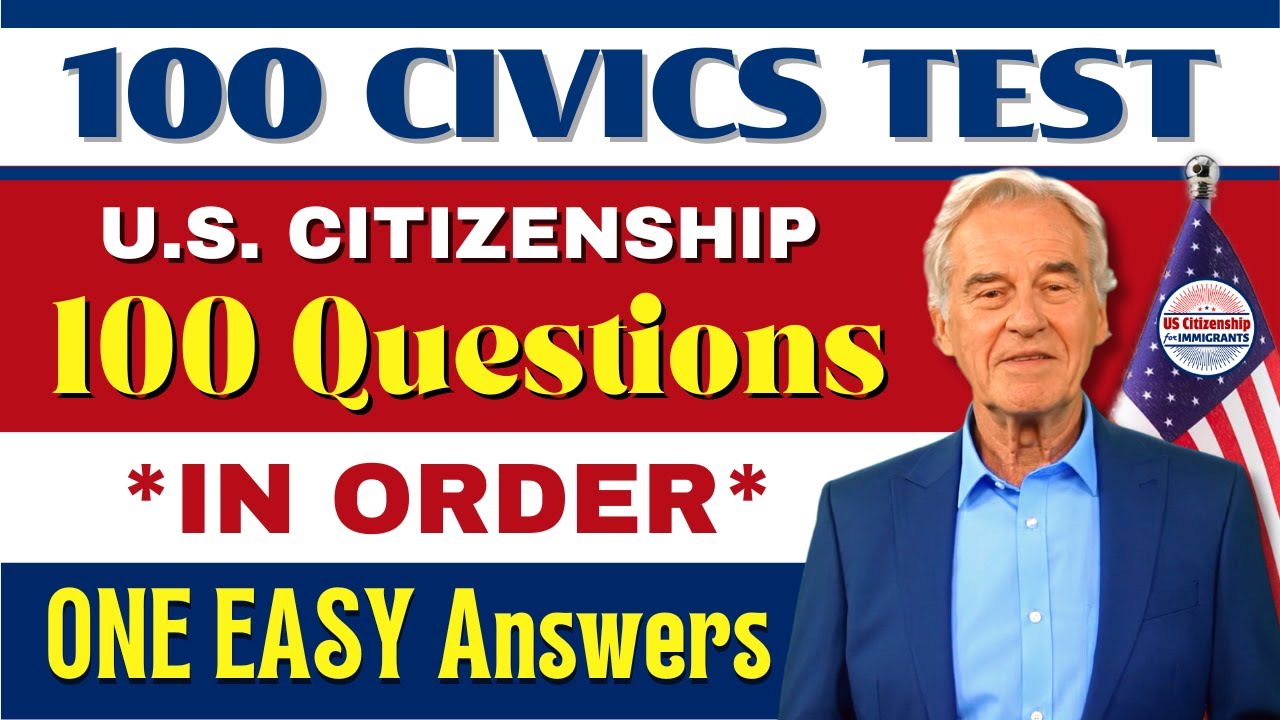 100 Civics Test Questions and Answers for US Citizenship Interview 2024