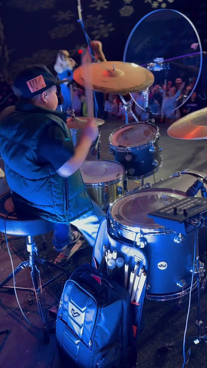 10yr old drummer plays “Praise” by Elevation Worship. #johnmilesbrockman #playwithpassion