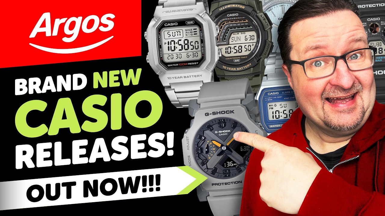 6 CRACKING New #CASIO Watches OUT NOW in ARGOS!!