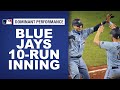 Blue Jays EXPLODE for 10 Runs in 6th Inning! 10-run inning capped off in GRAND style