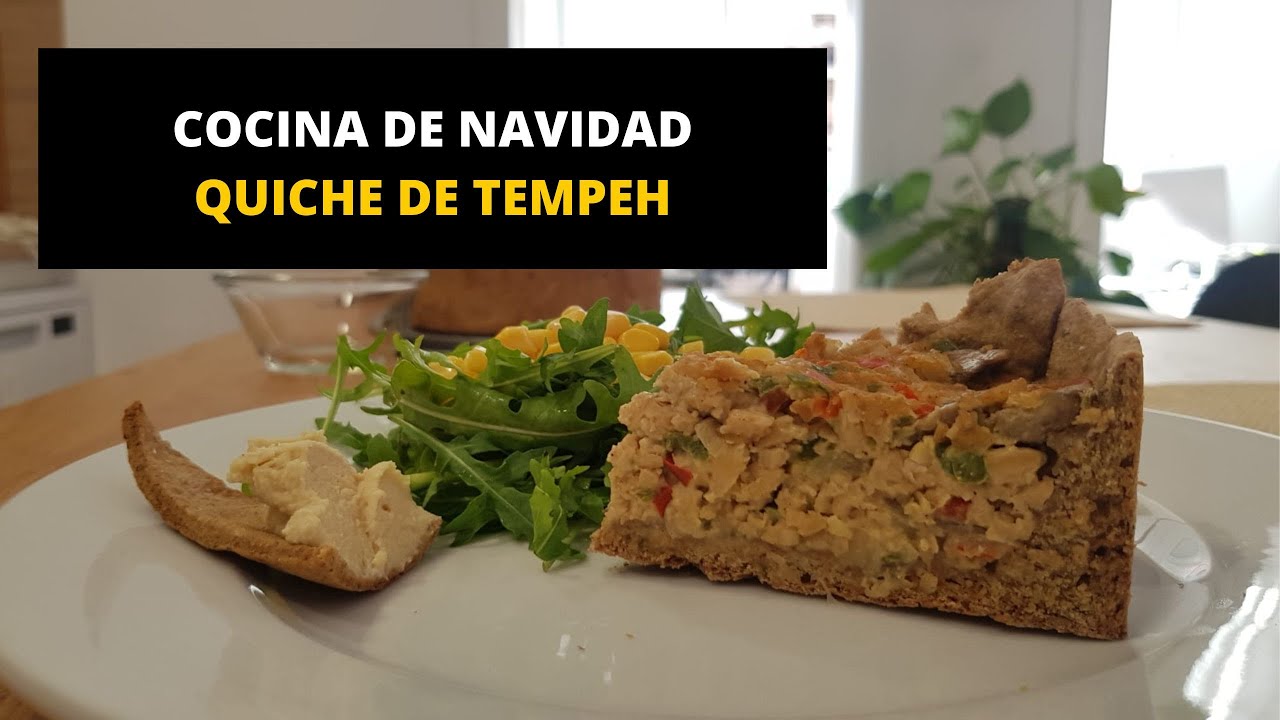 Cocina de navidad Quiche de tempeh YouTube