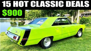 Budget Daily Drivers: 15 Classic Cars For Sale Under $10,000