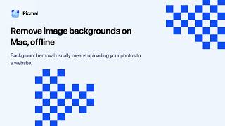 Remove image backgrounds on Mac, offline