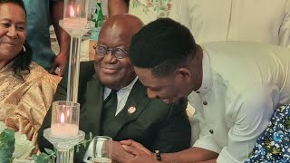 MOSES BLISS Officially informed THE PRESIDENT OF GHANA about his wife MARIE