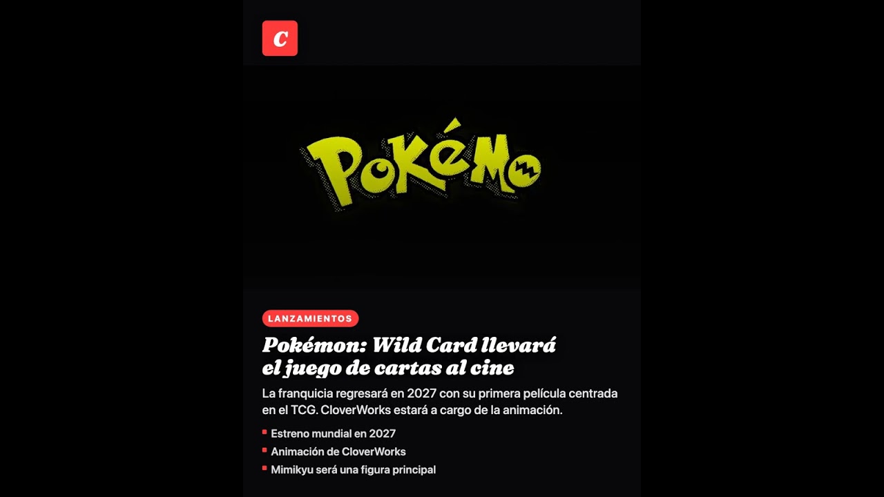 Pokémon: Wild Card llevará el juego de cartas al cine