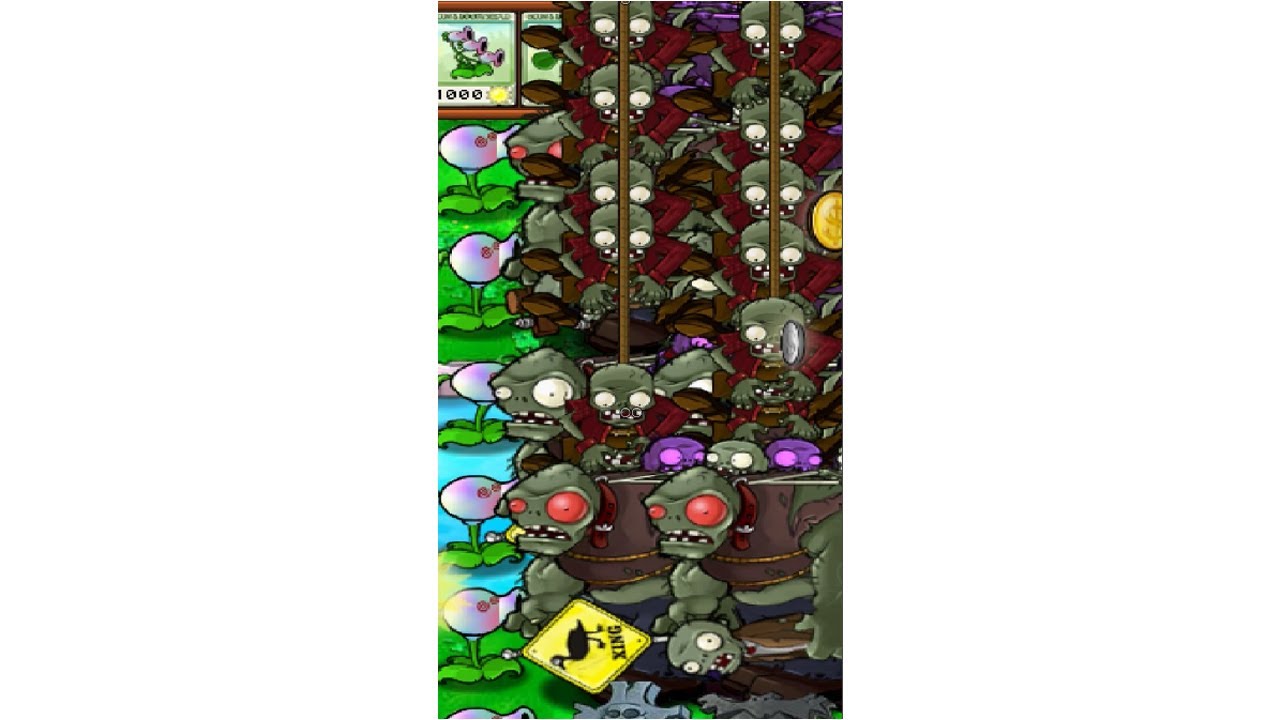 Peashooter Hypno Shroom vs 999 Giga Gargantuar vs Dr Zomboss - Plants ...