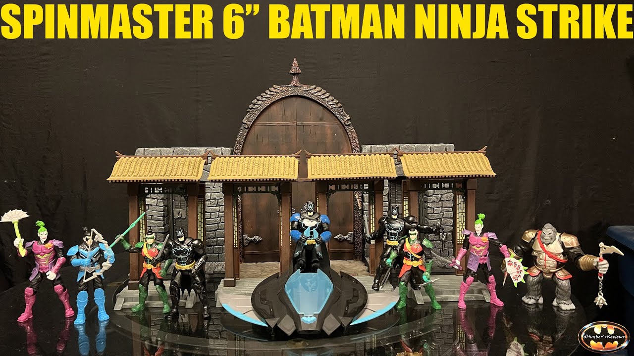 Обзор фигурки Spinmaster 6" Batman Ninja Strike Complete Collection Battle Clash из всей коллекции