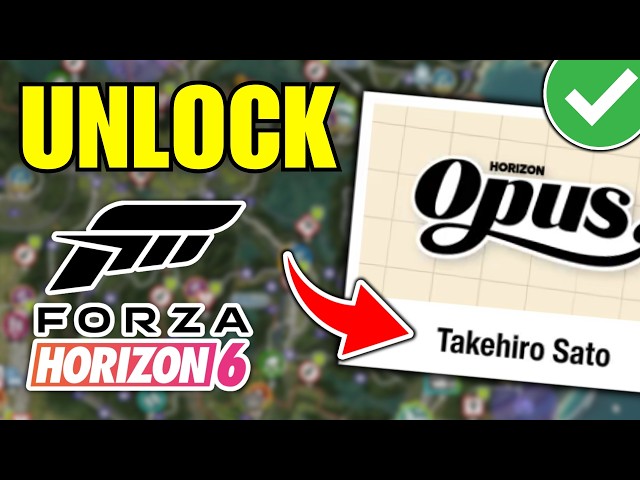 さとさん How To Unlock Takehiro Sato in Forza Horizon 6 - YouTube