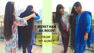 My Auntys Secret Homemade Hair Growth Oil | DIY How To Stop Hair Fall And Get Long Thick Hair