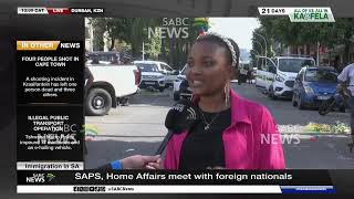 Tensions remain high outisde Diakonia Centre as undocument immigrants camp there