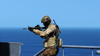 Korean Navy SEAL plays Call of Duty MW (Marine Reacts)