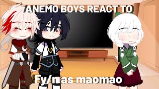 Anemo boys react to fy/n as maomao (part 1)
