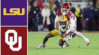 LSU vs #8 Oklahoma Full Game Highlights | 2025 College Football Week 14