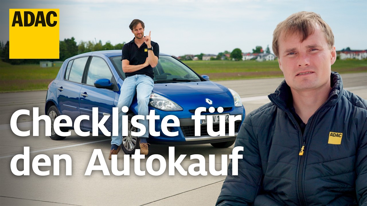 Auto kaufen: Die fünf wichtigsten Tipps für den Gebrauchtwagenkauf I ADAC