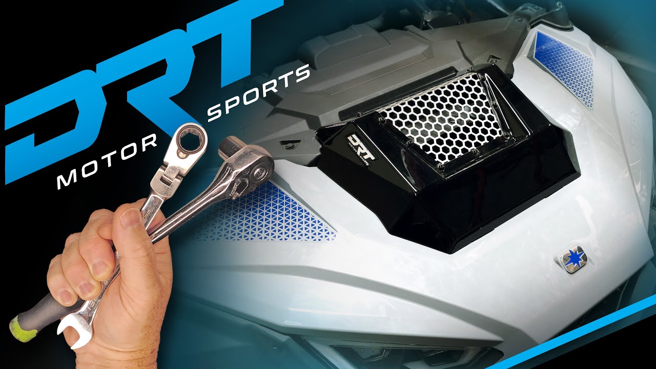 DRT × ELECTRIC TROPHY SHOT DRY HOOD DRT Motorsports Hood Scoop for Polaris RZR 200 EFI Installation