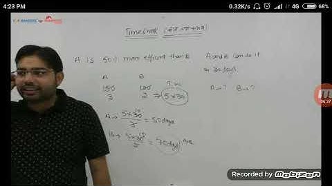 Time and work (part-2) by ajay rana sir