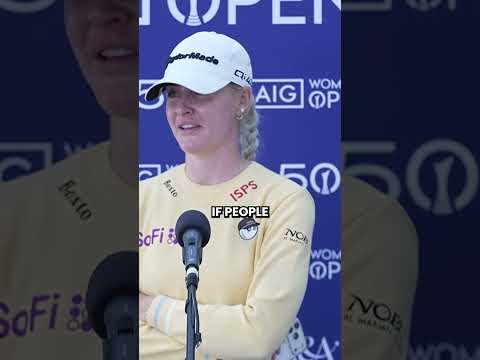 Charley Hull reacts to online backlash following prank on caddie