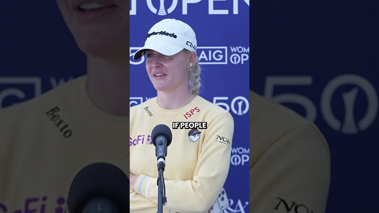 Charley Hull reacts to online backlash following prank on caddie