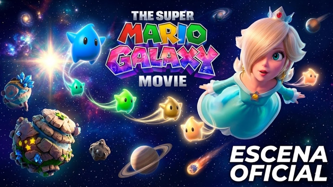 MARIO GALAXY MOVIE  CLIP OFICIAL DE ROSALINA