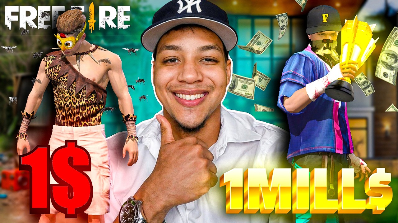 Cree Una Cuenta Nivel 1 Para Mejorarla Al Nivel Máximo! De Noob a Pro Free Fire