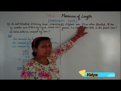 Addition Word Problems Measurement || Class 3 || Maths || CBSE