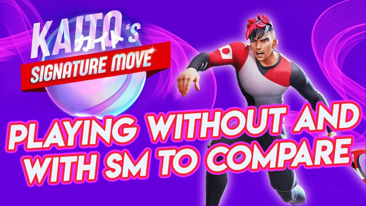 Tennis Clash Kaito Signature Move Test [With and Without SM] YouTube