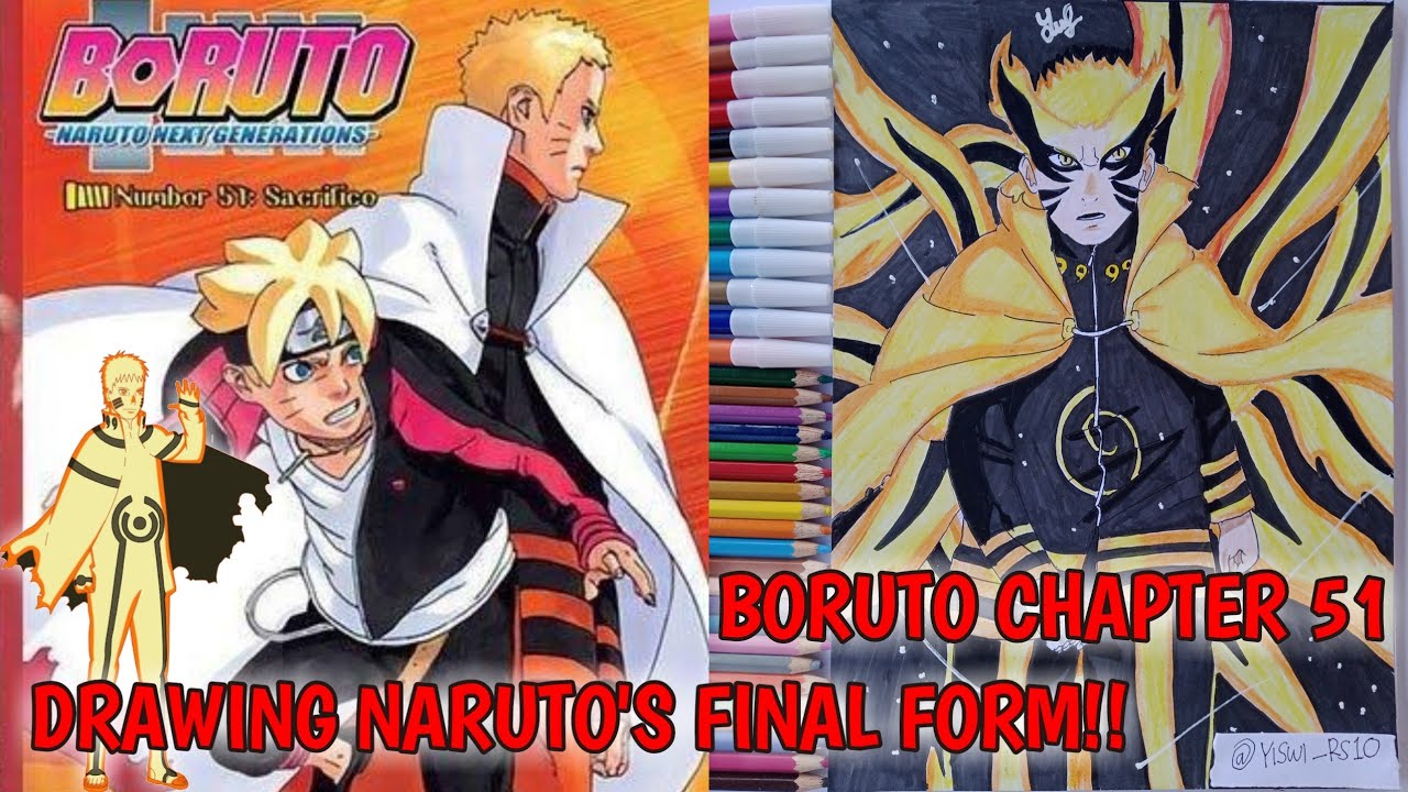 Drawing Naruto S Final Form Manga Boruto Chapter 51 8 Youtube