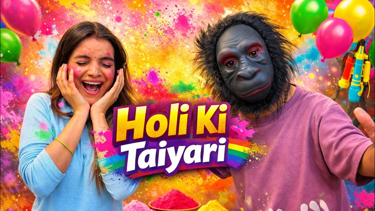 Holi Ki Taiyari Ghar Par | Family Vlog | A Man For Anchal