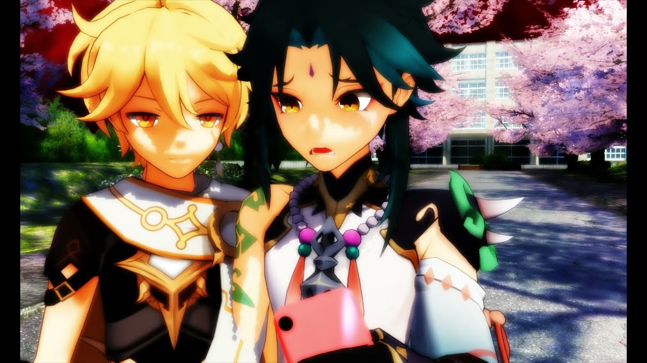 First Date Xiother - MMD+Genshin Impact { Xiao x Aether}