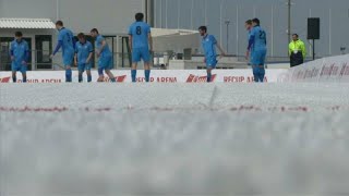 Футбольное поле из пластика Футбольное поле из пластика