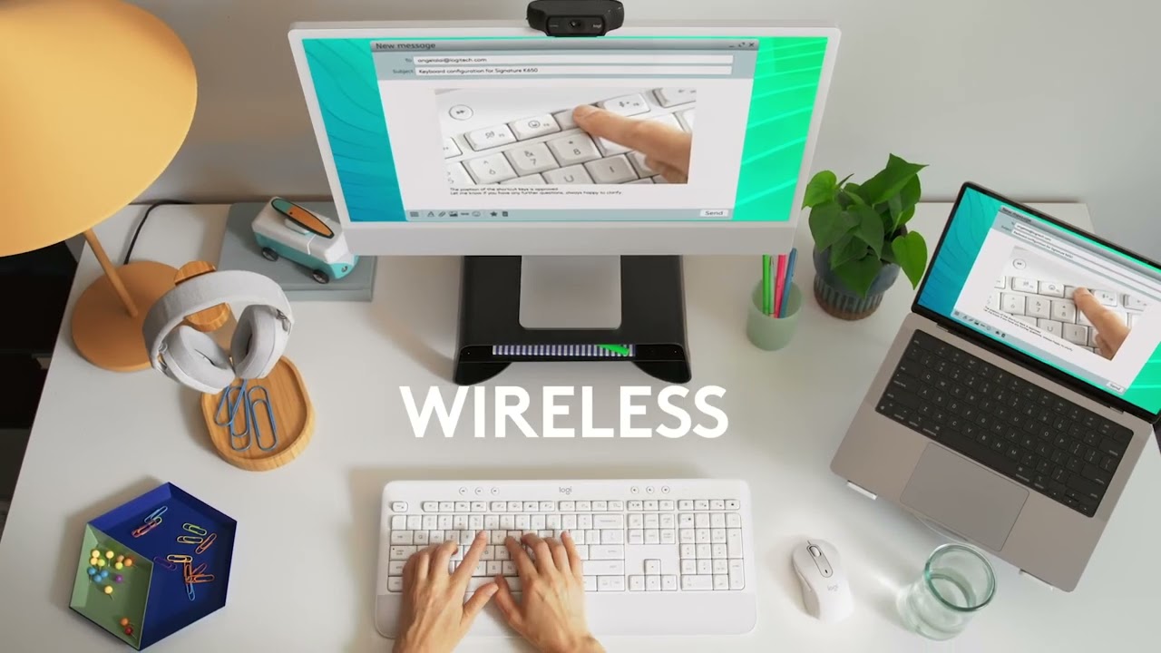 Bàn phím không dây Logitech Signature K650 Wireless Bluetooth