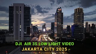 Low Light Video Jakarta City by Drone DJI Air 3S Indonesia 2025 Low Light Video Jakarta City by Drone DJI Air 3S Indonesia 2025