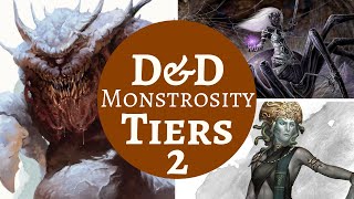 D&D MONSTER RANKINGS - MONSTROSITIES (pt. 2)