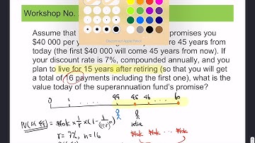 FINA1221 2019 S1 Workshop for Lectures 4 & 5